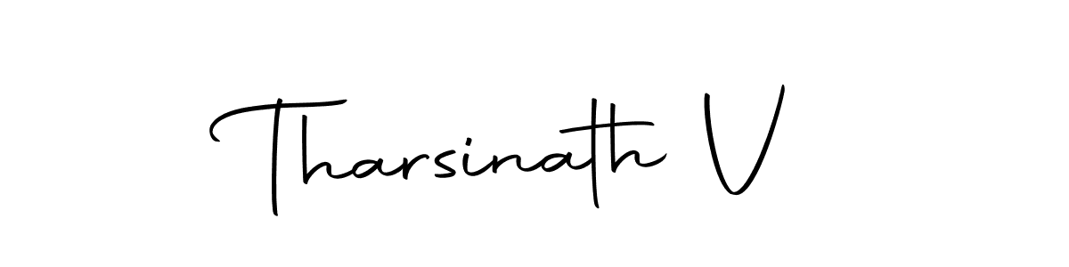 Also we have Tharsinath V name is the best signature style. Create professional handwritten signature collection using Autography-DOLnW autograph style. Tharsinath V signature style 10 images and pictures png