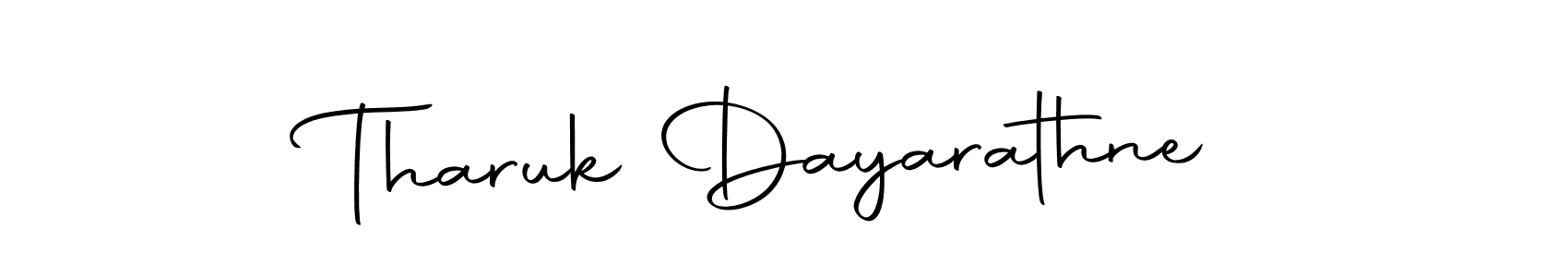 Make a short Tharuk Dayarathne signature style. Manage your documents anywhere anytime using Autography-DOLnW. Create and add eSignatures, submit forms, share and send files easily. Tharuk Dayarathne signature style 10 images and pictures png