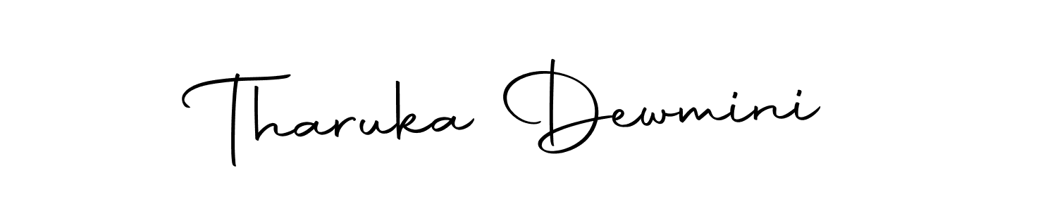 Use a signature maker to create a handwritten signature online. With this signature software, you can design (Autography-DOLnW) your own signature for name Tharuka Dewmini. Tharuka Dewmini signature style 10 images and pictures png
