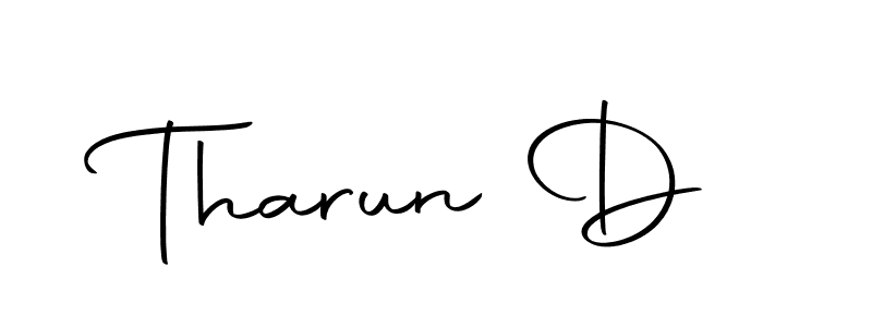 It looks lik you need a new signature style for name Tharun D. Design unique handwritten (Autography-DOLnW) signature with our free signature maker in just a few clicks. Tharun D signature style 10 images and pictures png