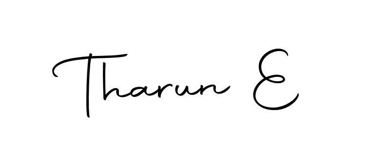 This is the best signature style for the Tharun E name. Also you like these signature font (Autography-DOLnW). Mix name signature. Tharun E signature style 10 images and pictures png