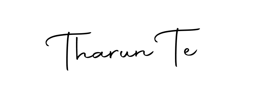 How to make Tharun Te signature? Autography-DOLnW is a professional autograph style. Create handwritten signature for Tharun Te name. Tharun Te signature style 10 images and pictures png