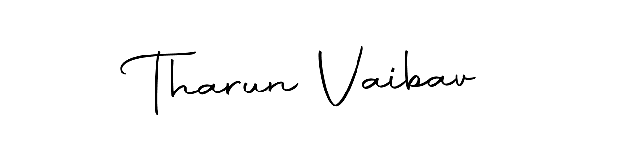 You should practise on your own different ways (Autography-DOLnW) to write your name (Tharun Vaibav) in signature. don't let someone else do it for you. Tharun Vaibav signature style 10 images and pictures png