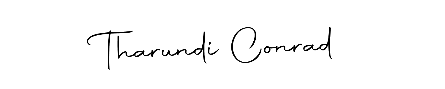if you are searching for the best signature style for your name Tharundi Conrad. so please give up your signature search. here we have designed multiple signature styles  using Autography-DOLnW. Tharundi Conrad signature style 10 images and pictures png