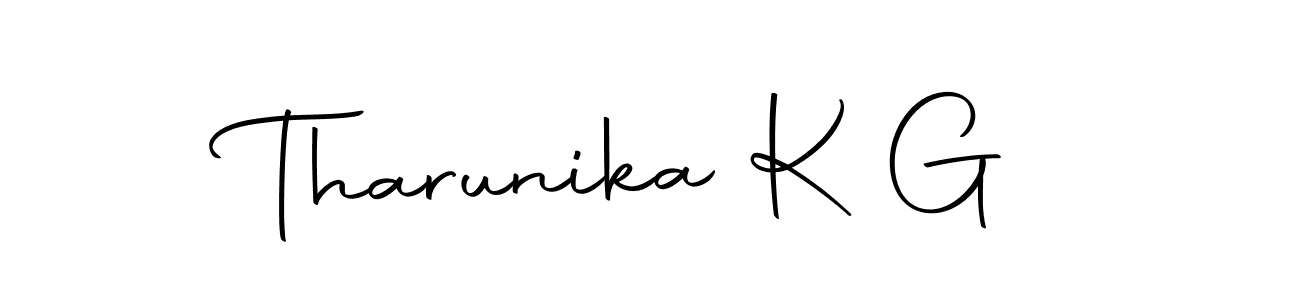 It looks lik you need a new signature style for name Tharunika K G. Design unique handwritten (Autography-DOLnW) signature with our free signature maker in just a few clicks. Tharunika K G signature style 10 images and pictures png