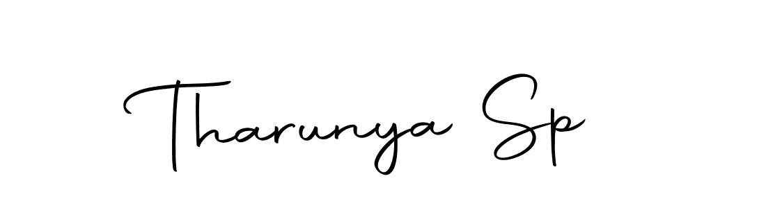 How to make Tharunya Sp signature? Autography-DOLnW is a professional autograph style. Create handwritten signature for Tharunya Sp name. Tharunya Sp signature style 10 images and pictures png