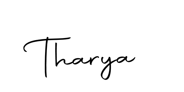 Create a beautiful signature design for name Tharya. With this signature (Autography-DOLnW) fonts, you can make a handwritten signature for free. Tharya signature style 10 images and pictures png