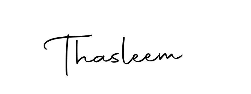 Thasleem stylish signature style. Best Handwritten Sign (Autography-DOLnW) for my name. Handwritten Signature Collection Ideas for my name Thasleem. Thasleem signature style 10 images and pictures png