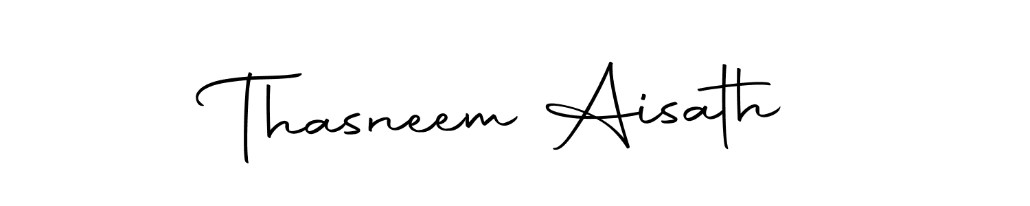Make a beautiful signature design for name Thasneem Aisath. Use this online signature maker to create a handwritten signature for free. Thasneem Aisath signature style 10 images and pictures png