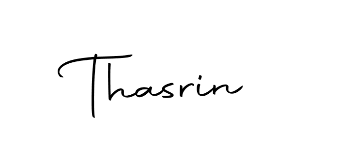 Create a beautiful signature design for name Thasrin. With this signature (Autography-DOLnW) fonts, you can make a handwritten signature for free. Thasrin signature style 10 images and pictures png