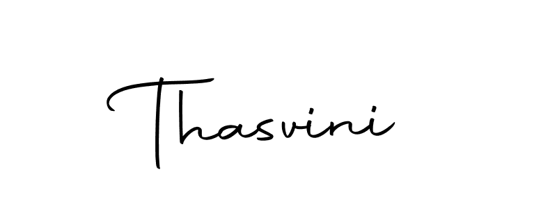 Make a beautiful signature design for name Thasvini. With this signature (Autography-DOLnW) style, you can create a handwritten signature for free. Thasvini signature style 10 images and pictures png