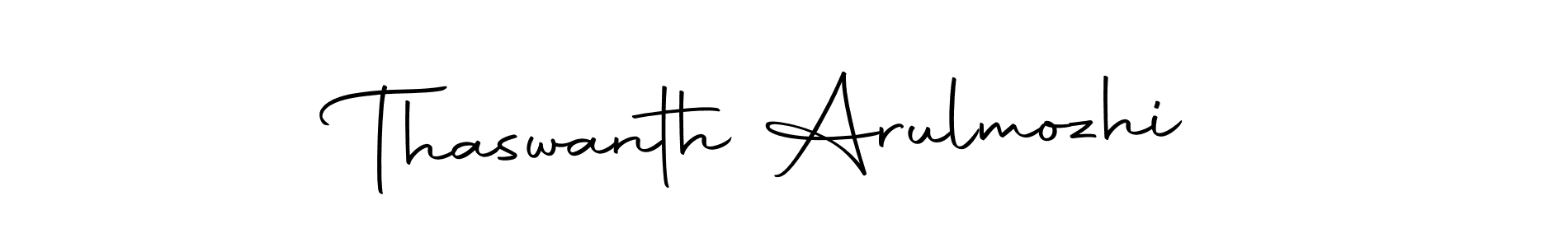 Use a signature maker to create a handwritten signature online. With this signature software, you can design (Autography-DOLnW) your own signature for name Thaswanth Arulmozhi. Thaswanth Arulmozhi signature style 10 images and pictures png