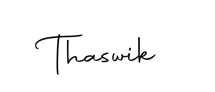 You should practise on your own different ways (Autography-DOLnW) to write your name (Thaswik) in signature. don't let someone else do it for you. Thaswik signature style 10 images and pictures png