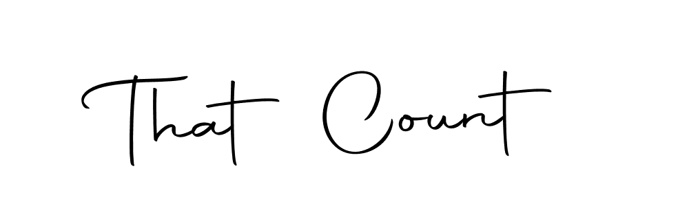 How to make That Count name signature. Use Autography-DOLnW style for creating short signs online. This is the latest handwritten sign. That Count signature style 10 images and pictures png