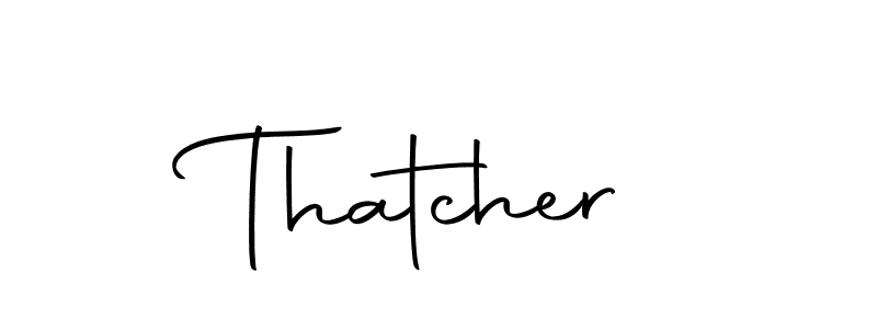 Make a beautiful signature design for name Thatcher. Use this online signature maker to create a handwritten signature for free. Thatcher signature style 10 images and pictures png