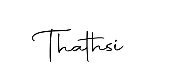 Design your own signature with our free online signature maker. With this signature software, you can create a handwritten (Autography-DOLnW) signature for name Thathsi. Thathsi signature style 10 images and pictures png