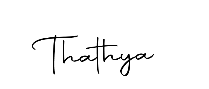 The best way (Autography-DOLnW) to make a short signature is to pick only two or three words in your name. The name Thathya include a total of six letters. For converting this name. Thathya signature style 10 images and pictures png