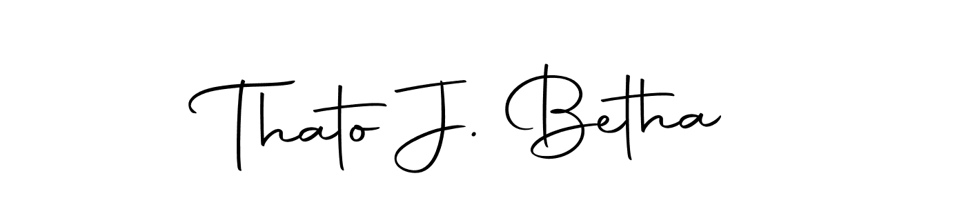 How to Draw Thato J. Betha signature style? Autography-DOLnW is a latest design signature styles for name Thato J. Betha. Thato J. Betha signature style 10 images and pictures png