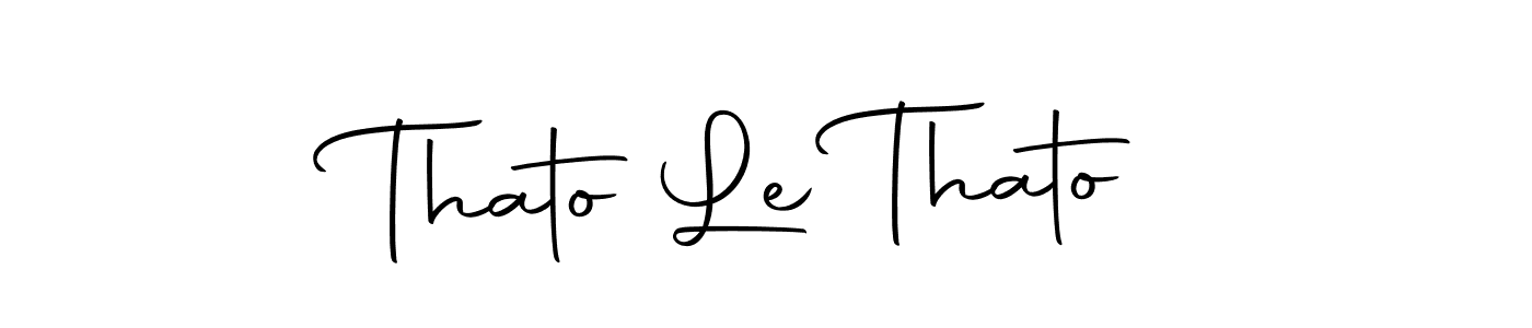 Create a beautiful signature design for name Thato Le Thato. With this signature (Autography-DOLnW) fonts, you can make a handwritten signature for free. Thato Le Thato signature style 10 images and pictures png