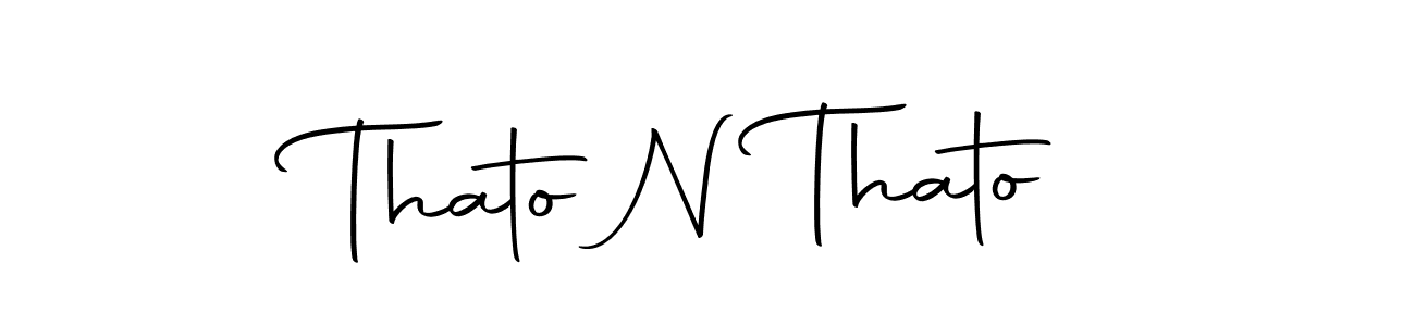 Create a beautiful signature design for name Thato N Thato. With this signature (Autography-DOLnW) fonts, you can make a handwritten signature for free. Thato N Thato signature style 10 images and pictures png