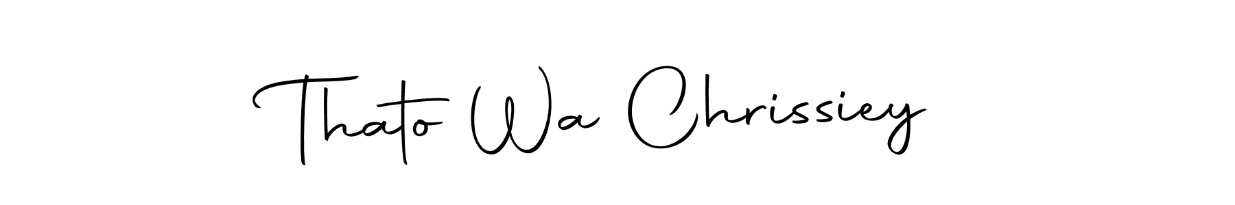 Make a beautiful signature design for name Thato Wa Chrissiey. Use this online signature maker to create a handwritten signature for free. Thato Wa Chrissiey signature style 10 images and pictures png