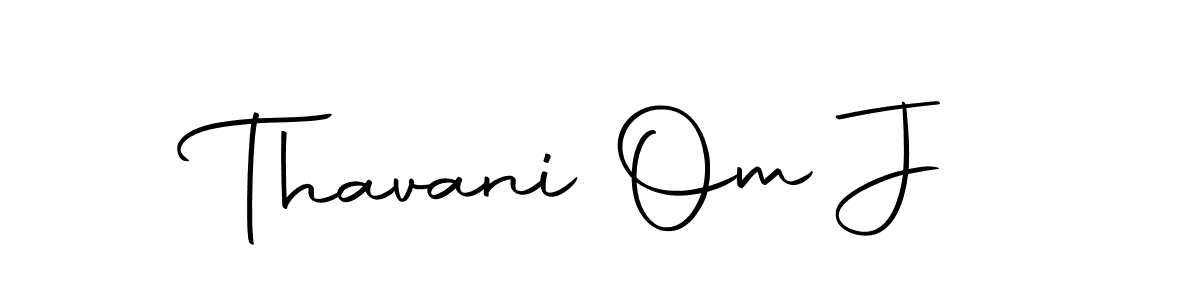 How to make Thavani Om J signature? Autography-DOLnW is a professional autograph style. Create handwritten signature for Thavani Om J name. Thavani Om J signature style 10 images and pictures png