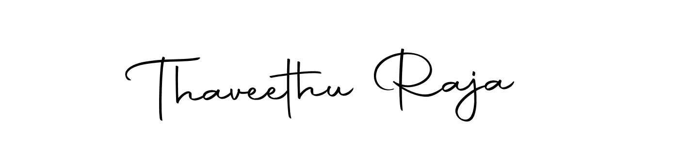 Here are the top 10 professional signature styles for the name Thaveethu Raja. These are the best autograph styles you can use for your name. Thaveethu Raja signature style 10 images and pictures png