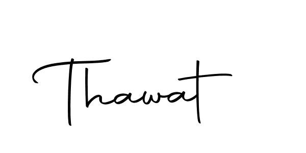 Make a beautiful signature design for name Thawat. With this signature (Autography-DOLnW) style, you can create a handwritten signature for free. Thawat signature style 10 images and pictures png