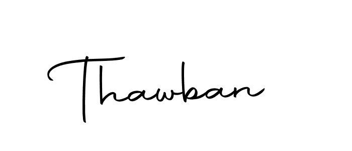 Make a beautiful signature design for name Thawban. With this signature (Autography-DOLnW) style, you can create a handwritten signature for free. Thawban signature style 10 images and pictures png