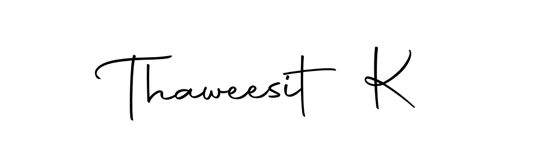 Thaweesit K stylish signature style. Best Handwritten Sign (Autography-DOLnW) for my name. Handwritten Signature Collection Ideas for my name Thaweesit K. Thaweesit K signature style 10 images and pictures png