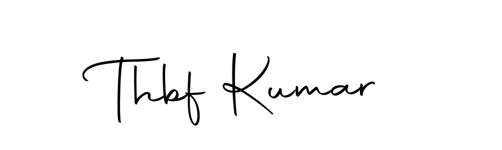 Thbf Kumar stylish signature style. Best Handwritten Sign (Autography-DOLnW) for my name. Handwritten Signature Collection Ideas for my name Thbf Kumar. Thbf Kumar signature style 10 images and pictures png