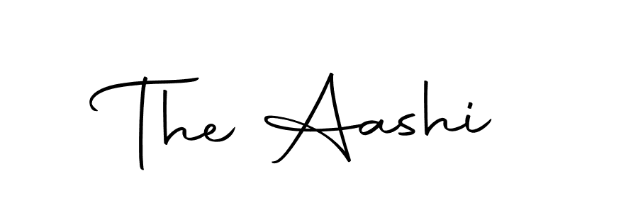 Design your own signature with our free online signature maker. With this signature software, you can create a handwritten (Autography-DOLnW) signature for name The Aashi. The Aashi signature style 10 images and pictures png