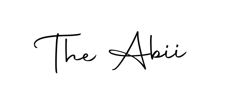 The best way (Autography-DOLnW) to make a short signature is to pick only two or three words in your name. The name The Abii include a total of six letters. For converting this name. The Abii signature style 10 images and pictures png