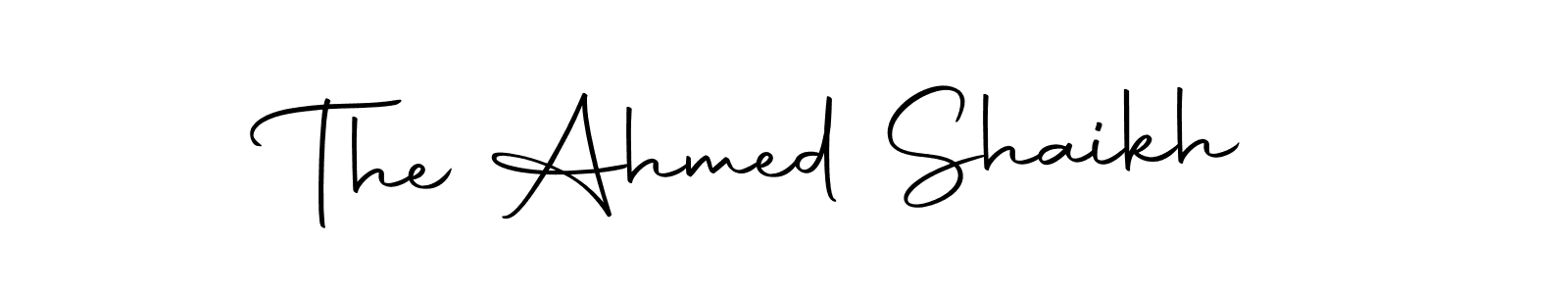 Make a beautiful signature design for name The Ahmed Shaikh. With this signature (Autography-DOLnW) style, you can create a handwritten signature for free. The Ahmed Shaikh signature style 10 images and pictures png