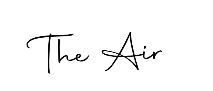 Create a beautiful signature design for name The Air. With this signature (Autography-DOLnW) fonts, you can make a handwritten signature for free. The Air signature style 10 images and pictures png