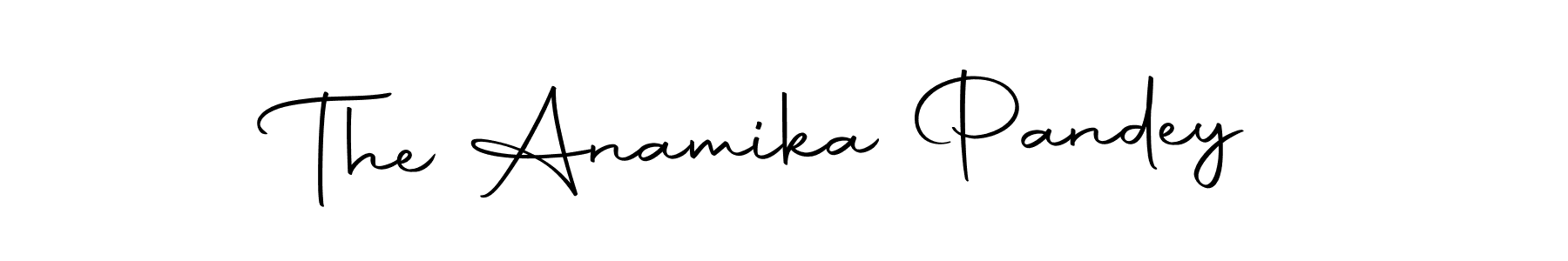Create a beautiful signature design for name The Anamika Pandey. With this signature (Autography-DOLnW) fonts, you can make a handwritten signature for free. The Anamika Pandey signature style 10 images and pictures png