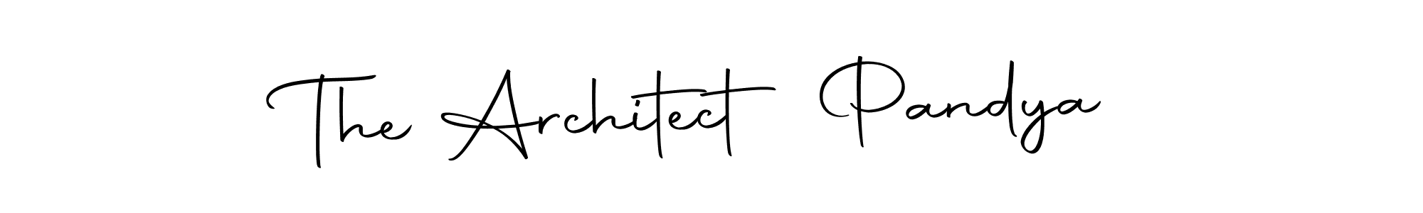 How to make The Architect Pandya signature? Autography-DOLnW is a professional autograph style. Create handwritten signature for The Architect Pandya name. The Architect Pandya signature style 10 images and pictures png