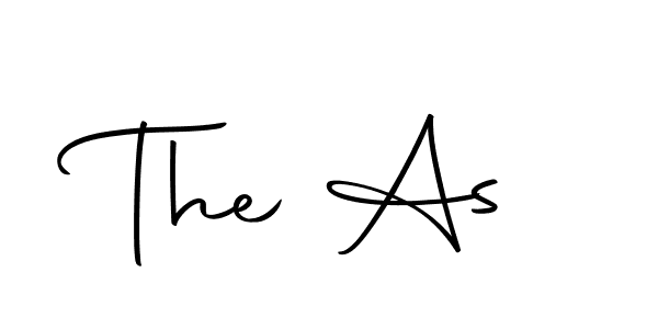Create a beautiful signature design for name The As. With this signature (Autography-DOLnW) fonts, you can make a handwritten signature for free. The As signature style 10 images and pictures png