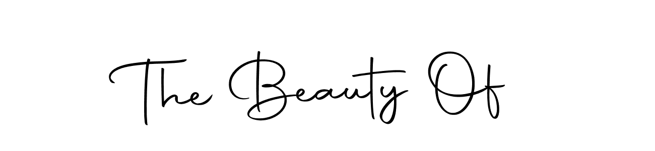 Make a beautiful signature design for name The Beauty Of. Use this online signature maker to create a handwritten signature for free. The Beauty Of signature style 10 images and pictures png