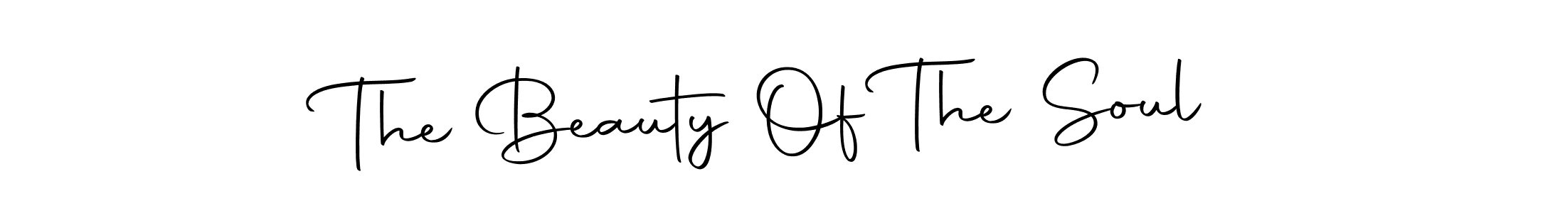 You should practise on your own different ways (Autography-DOLnW) to write your name (The Beauty Of The Soul) in signature. don't let someone else do it for you. The Beauty Of The Soul signature style 10 images and pictures png