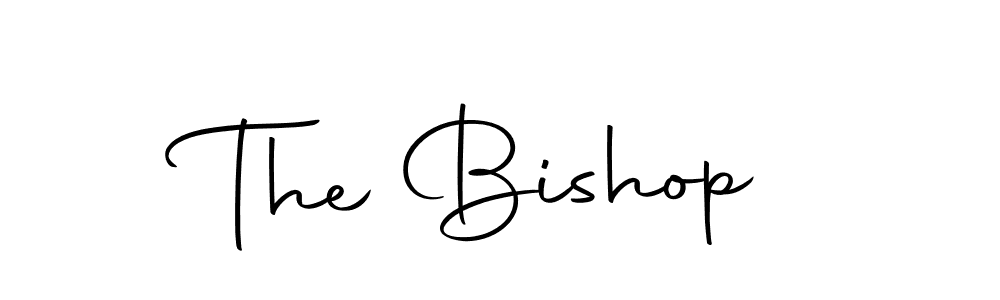 The best way (Autography-DOLnW) to make a short signature is to pick only two or three words in your name. The name The Bishop include a total of six letters. For converting this name. The Bishop signature style 10 images and pictures png