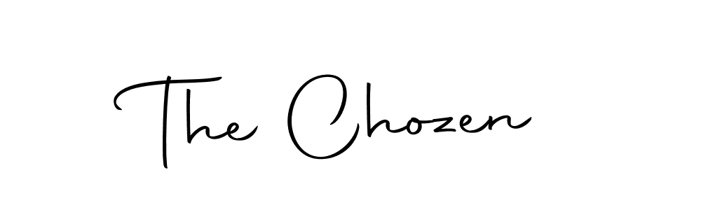 Also we have The Chozen name is the best signature style. Create professional handwritten signature collection using Autography-DOLnW autograph style. The Chozen signature style 10 images and pictures png