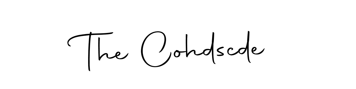 Similarly Autography-DOLnW is the best handwritten signature design. Signature creator online .You can use it as an online autograph creator for name The Cohdscde. The Cohdscde signature style 10 images and pictures png