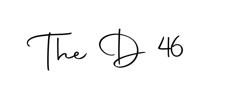 How to make The D 46 signature? Autography-DOLnW is a professional autograph style. Create handwritten signature for The D 46 name. The D 46 signature style 10 images and pictures png