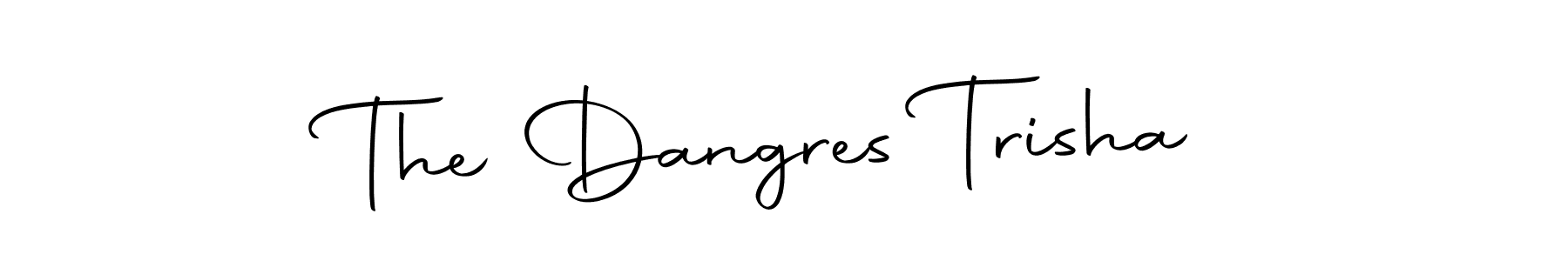 Create a beautiful signature design for name The Dangres Trisha. With this signature (Autography-DOLnW) fonts, you can make a handwritten signature for free. The Dangres Trisha signature style 10 images and pictures png