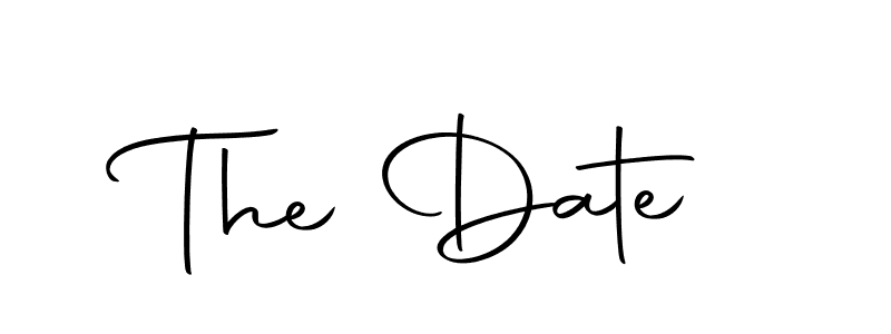 Design your own signature with our free online signature maker. With this signature software, you can create a handwritten (Autography-DOLnW) signature for name The Date. The Date signature style 10 images and pictures png