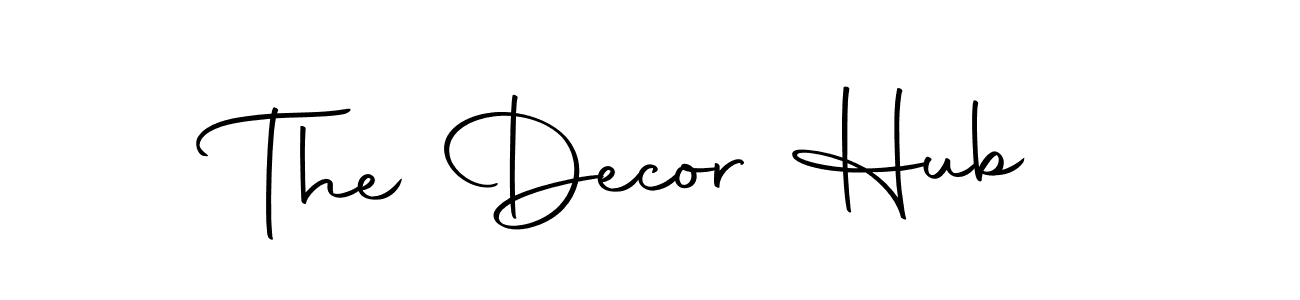 Make a beautiful signature design for name The Decor Hub. With this signature (Autography-DOLnW) style, you can create a handwritten signature for free. The Decor Hub signature style 10 images and pictures png