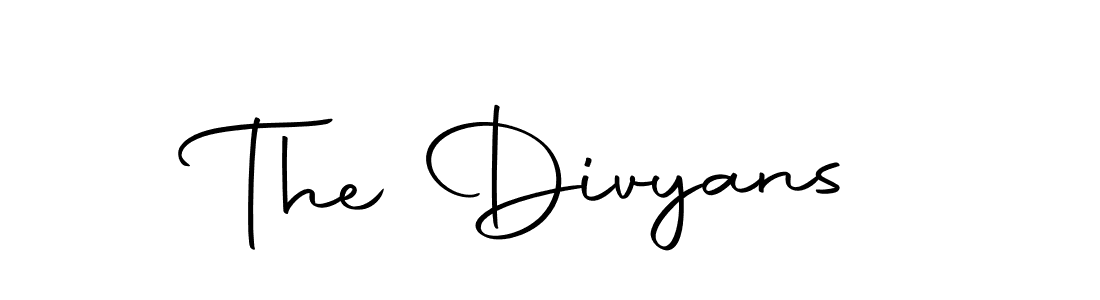 Make a beautiful signature design for name The Divyans. Use this online signature maker to create a handwritten signature for free. The Divyans signature style 10 images and pictures png