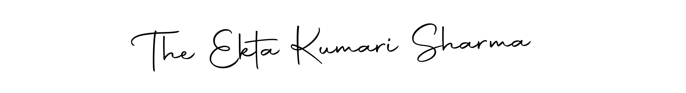 Similarly Autography-DOLnW is the best handwritten signature design. Signature creator online .You can use it as an online autograph creator for name The Ekta Kumari Sharma. The Ekta Kumari Sharma signature style 10 images and pictures png