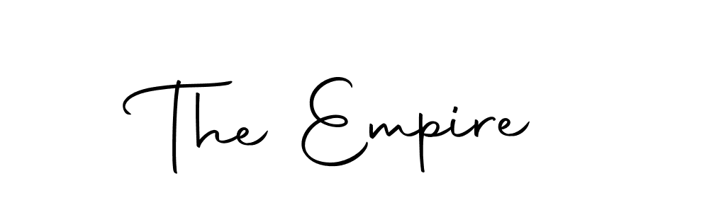 It looks lik you need a new signature style for name The Empire. Design unique handwritten (Autography-DOLnW) signature with our free signature maker in just a few clicks. The Empire signature style 10 images and pictures png
